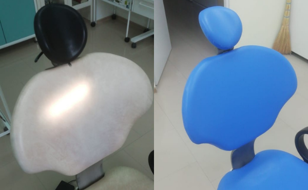 Перетяжка и обновление стоматологического кресла
