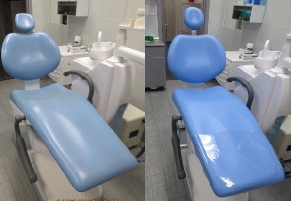 Перетяжка стоматологического кресла